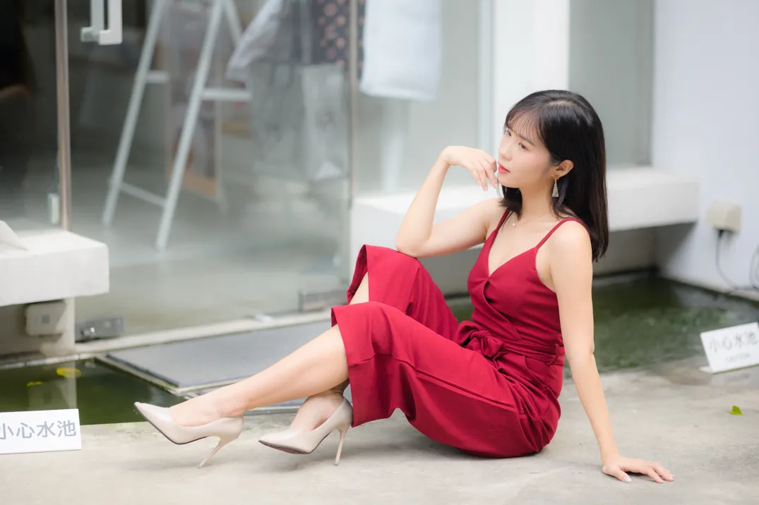 [Mzsock] NO.217 YoYo elegant jumpsuit with high heels street photography#[105P]-31