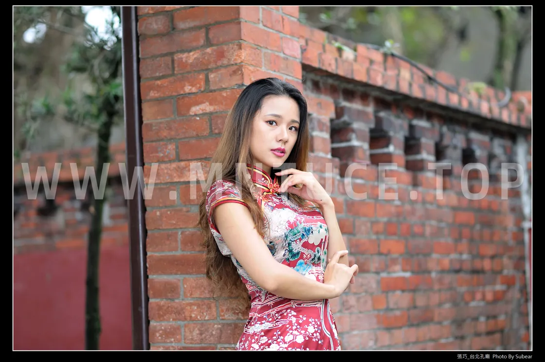 [Mzsock] NO.098 Zhang Qiao cheongsam black silk high heels beautiful legs street photography#[54P]-50